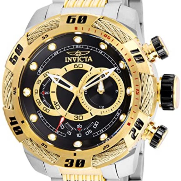 Invicta Men's Speedway Quartz 2 tone Stainless Steel band 25481